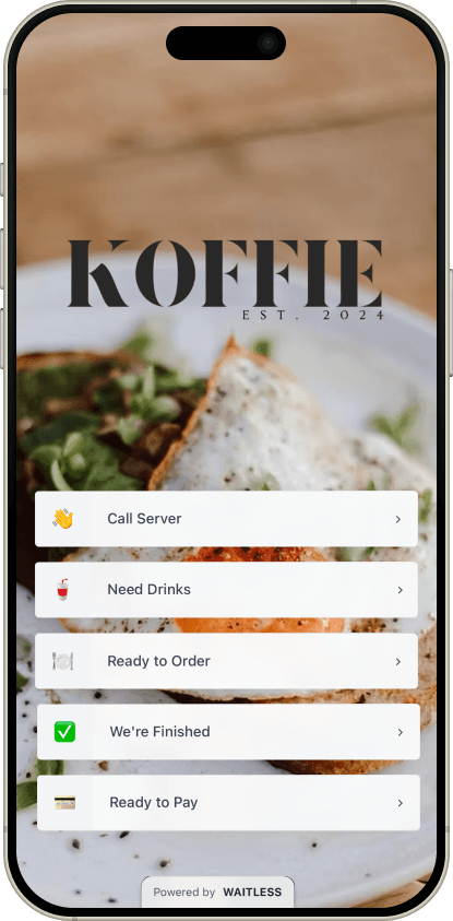 WAITLESS App Interface